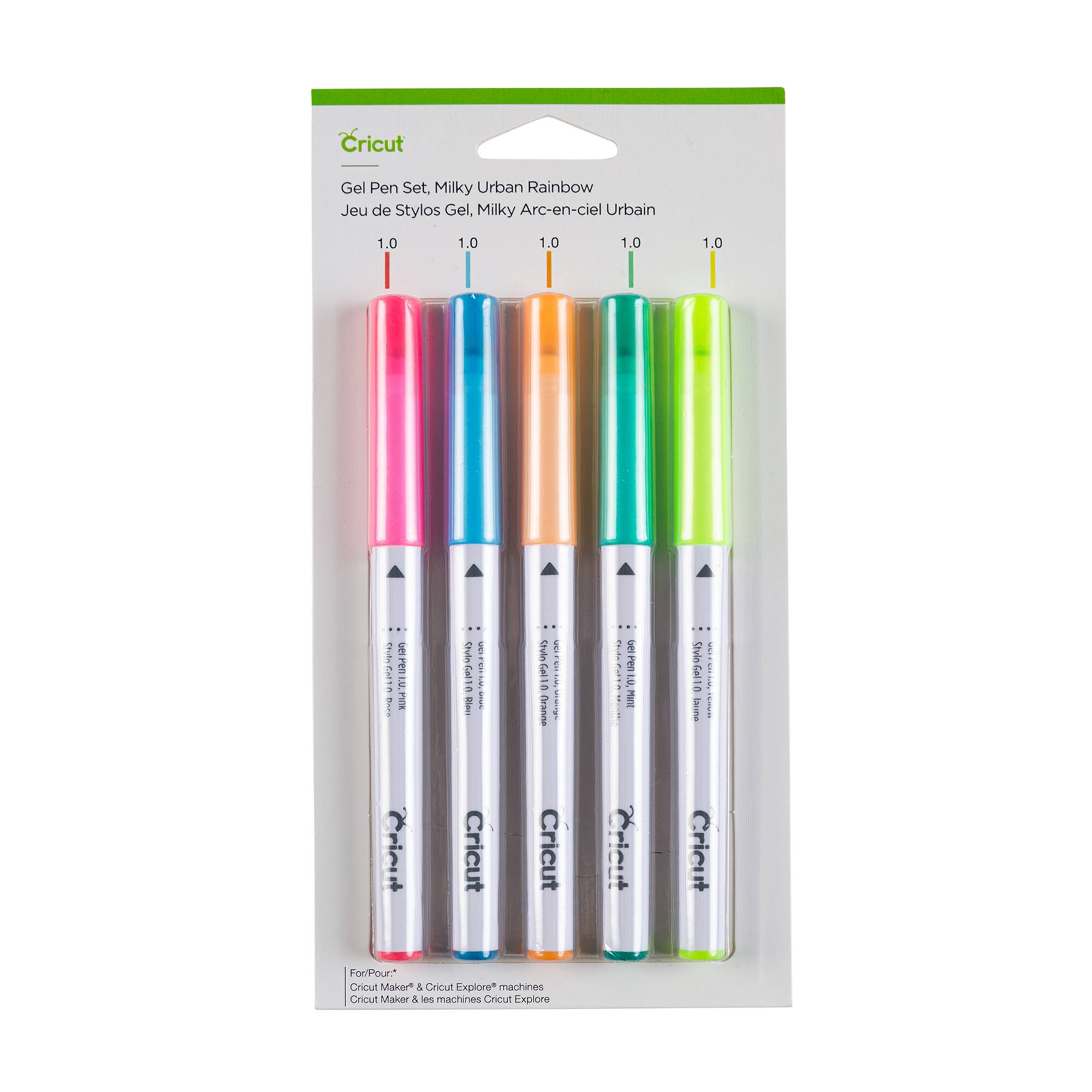 Cricut® Milky Gel Pen Set, Urban Rainbow